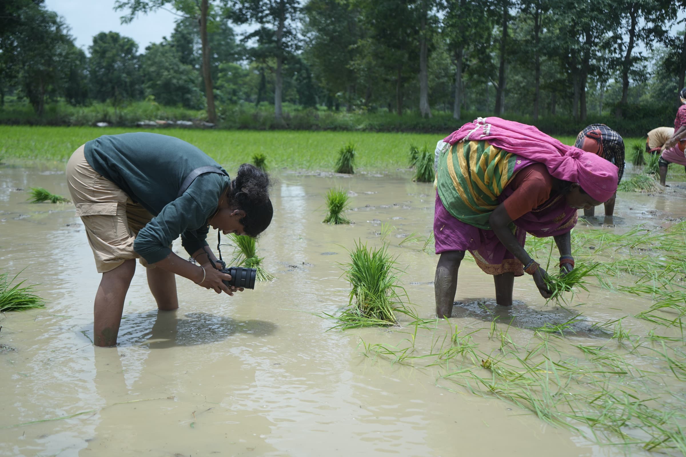 Community fieldwork in rural Madhya Pradesh