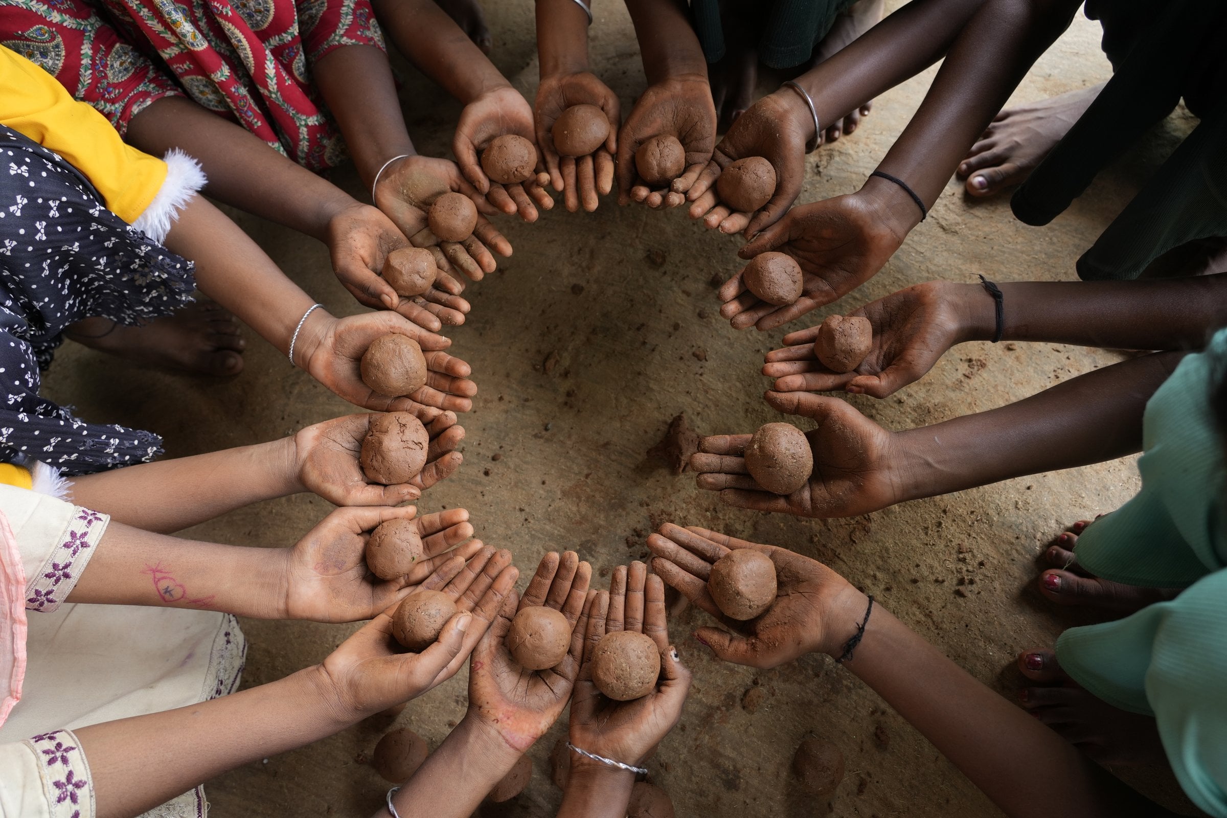 Hands of CICADA collaborators